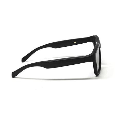 SIA Smart Uv SunGlasses With Color Change System Red Lens With Speaker And Ai Transalation - ASIS