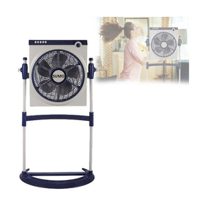 SUMO 12 Inch Box Fan With Stand & Remote
