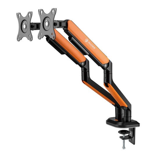 Sades Apep RGB Dual Monitor Mount Arm for Gaming & Office Arm Fit Screen Size 17"-32" - Orange