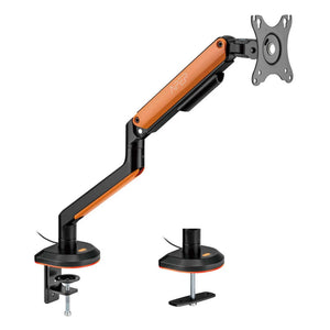 Sades Apep RGB Single Monitor Mount Arm for Gaming & Office Fit Screen Size 17"-32" - Orange - Zayoom
