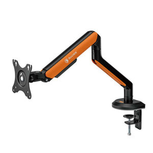 Sades Apep RGB Single Monitor Mount Arm for Gaming & Office Fit Screen Size 17"-32" - Orange - Zayoom