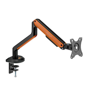 Sades Apep RGB Single Monitor Mount Arm for Gaming & Office Fit Screen Size 17"-32" - Orange - Zayoom
