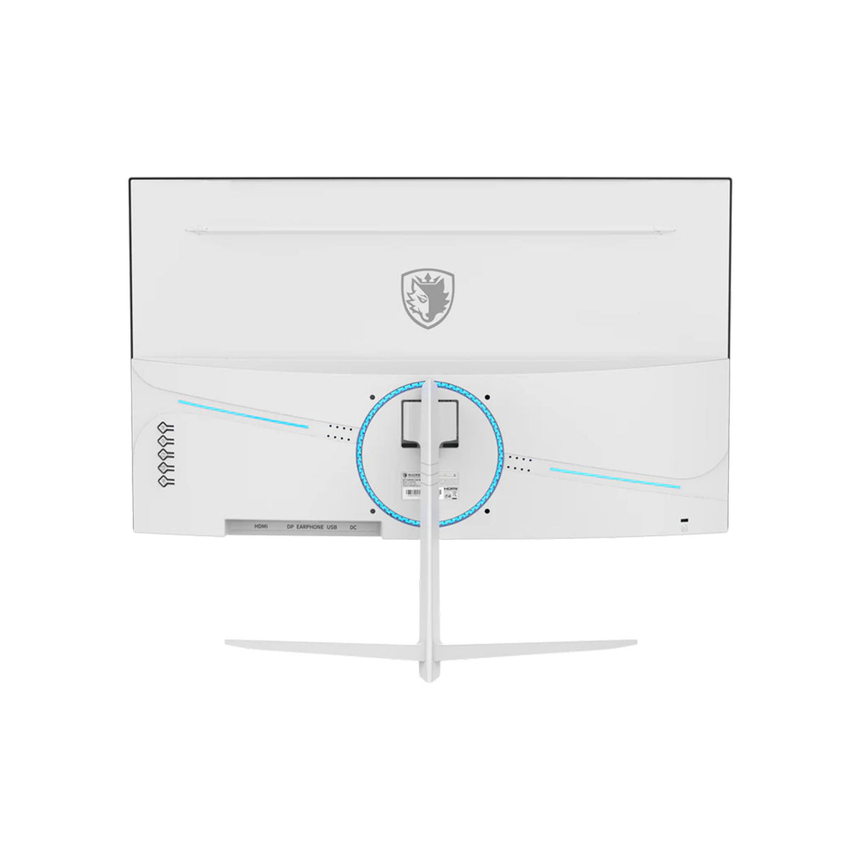 Sades NC-Pelagia 24 Inch FHD VA - 200Hz - 0.5ms - HDMI 2.1 Curved Gaming Monitor - White