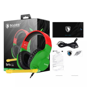 Sades Spirits - Wired - Gaming Headset - Rasta - Zayoom