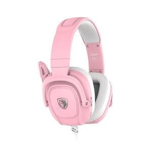 Sades Z-Power Multi-Platform - Wired Gaming Headset - Pink - Zayoom