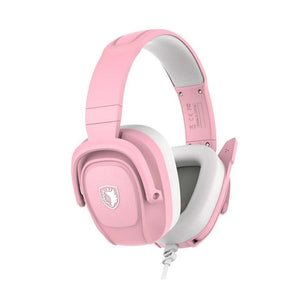 Sades Z-Power Multi-Platform - Wired Gaming Headset - Pink - Zayoom