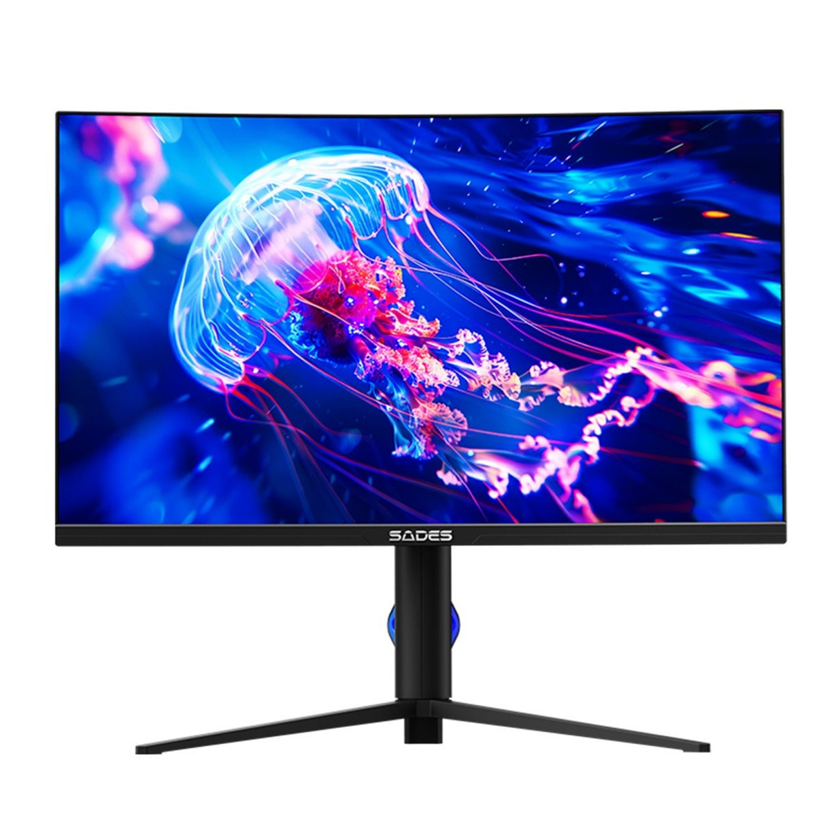سيدس بي اكس-جيلي فيش شاشة ألعاب منحنية 27 بوصه اف اتش دي نوع في ايه - تردد 280 هرتز - زمن استجابة 0.5 ميلي ثانية - منفذ اتش دي ام اي 2.1 – أسود