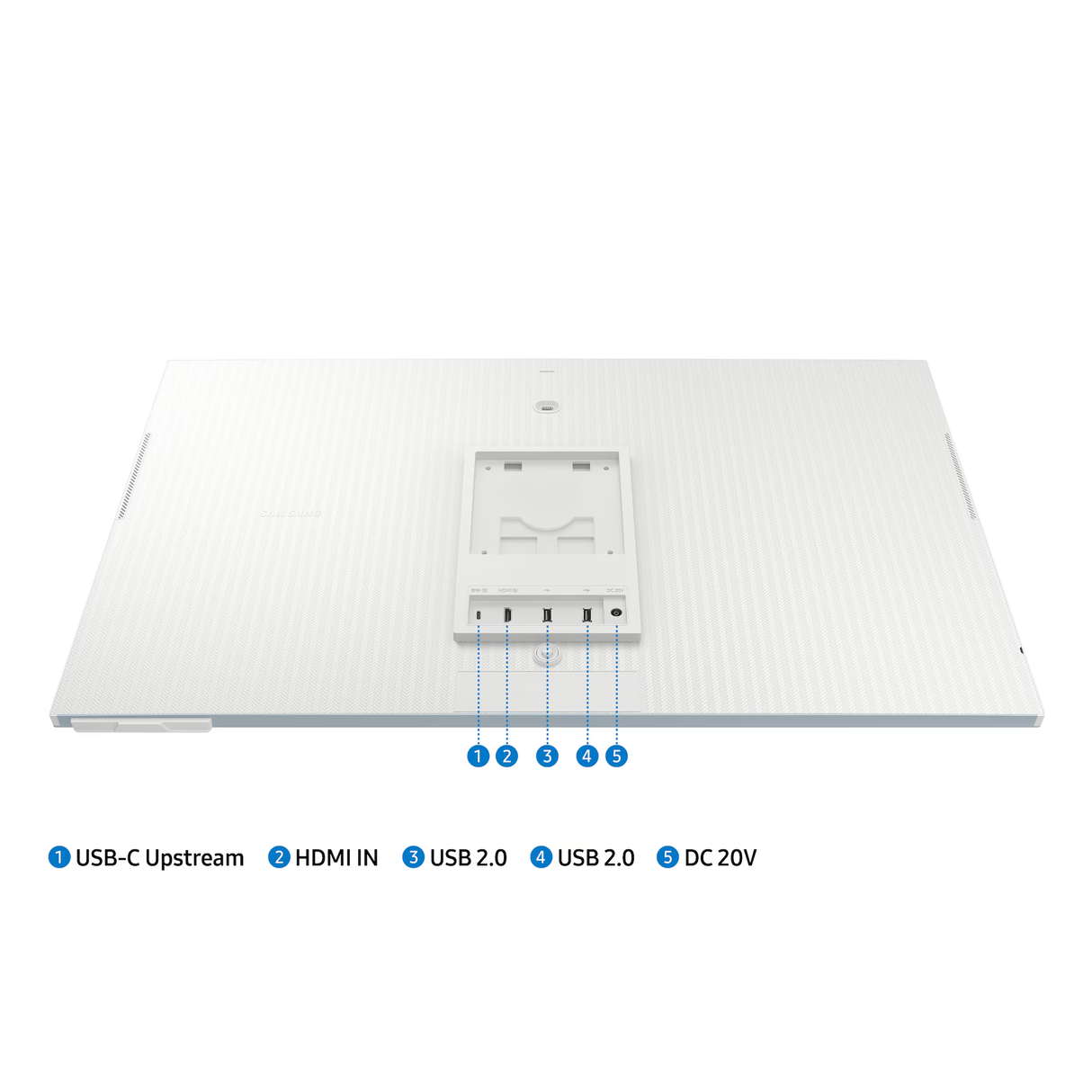 Samsung M8 M80C 32 Inch 4K UHD VA, 60Hz Smart Monitor - Cloud Blue