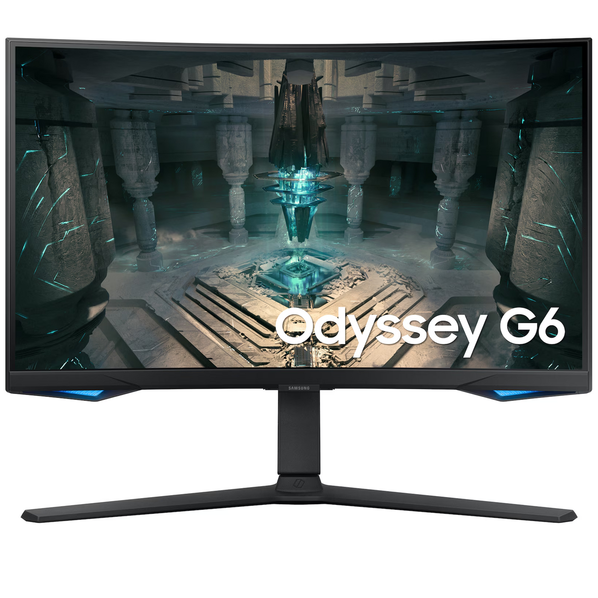 سامسونج شاشة ألعاب أوديسي G6 مقاس 27 بوصة كيو اتش دي بلوحة VA، بتردد 240 هرتز وزمن استجابة 1 مللي ثانية، مع منفذ HDMI 2.1 وتقنية فري سينك بريميوم برو، شاشة ذكية للألعاب