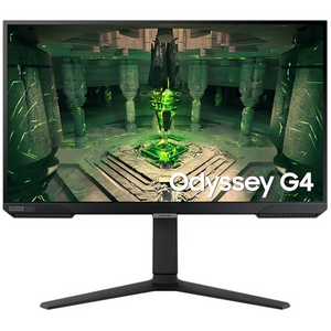سامسونج شاشة ألعاب أوديسي G4 مقاس 27 بوصة فل إتش دي بلوحة IPS، بتردد 240 هرتز وزمن استجابة 1 مللي ثانية، مع تقنية فري سينك بريميوم ومتوافقة مع جي سينك