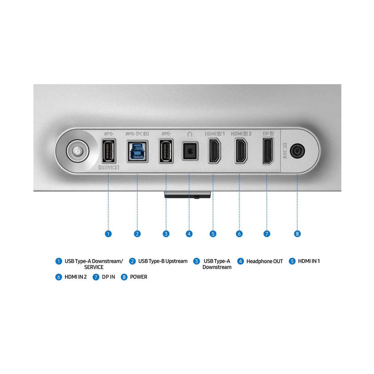 سامسونج شاشة ألعاب أوديسي OLED G81SF مقاس 32 بوصة 4 كيه يو إتش دي، بتردد 240 هرتز، وزمن استجابة 0.03 مللي ثانية، وتقنية HDMI 2.1، وتقنية فري سينك بريميوم برو