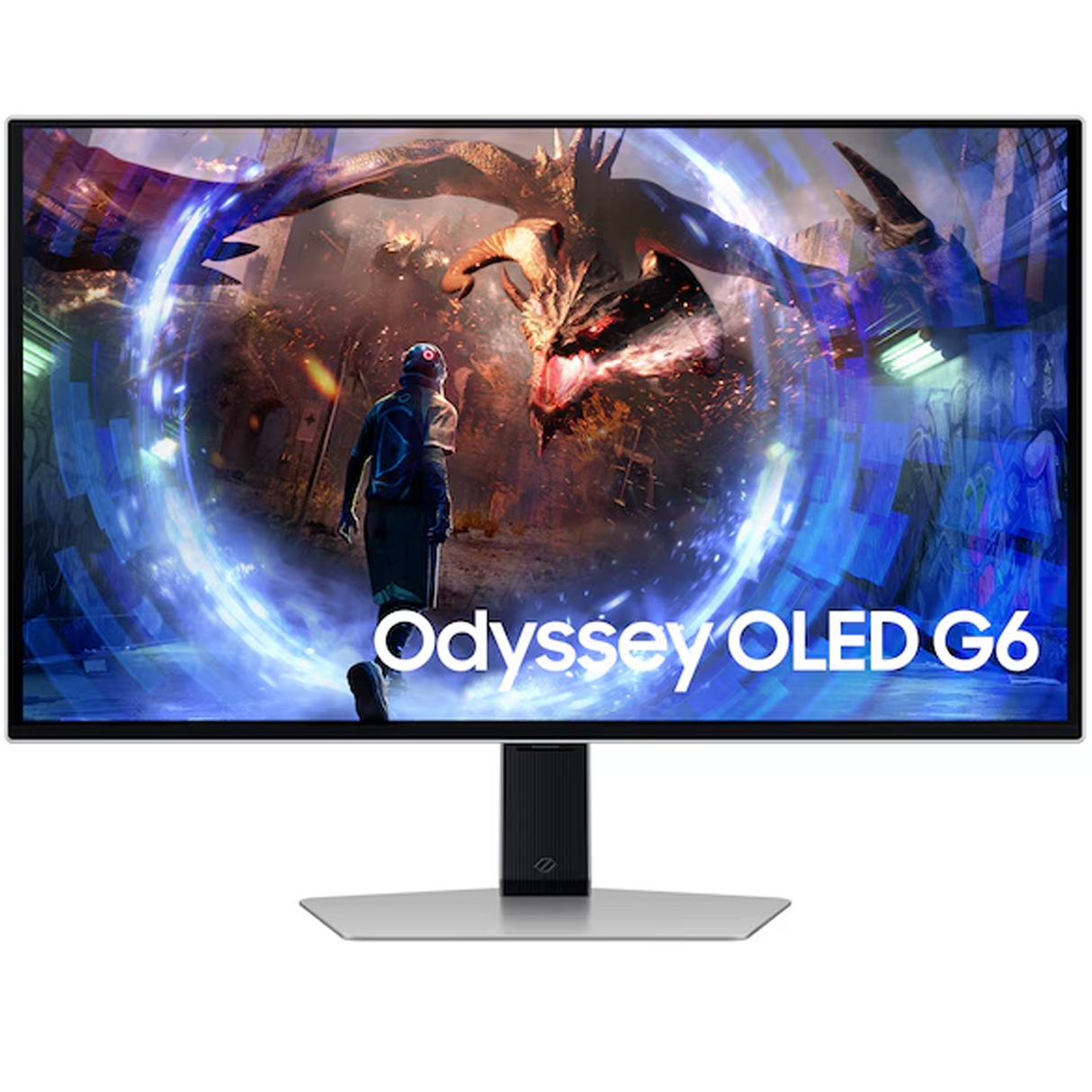 سامسونج شاشة ألعاب أوديسي OLED G60SD مقاس 27 بوصة كيو اتش دي، بتردد 360 هرتز، وزمن استجابة 0.03 مللي ثانية، وتقنية HDMI 2.1 و فري سينك بريميوم برو