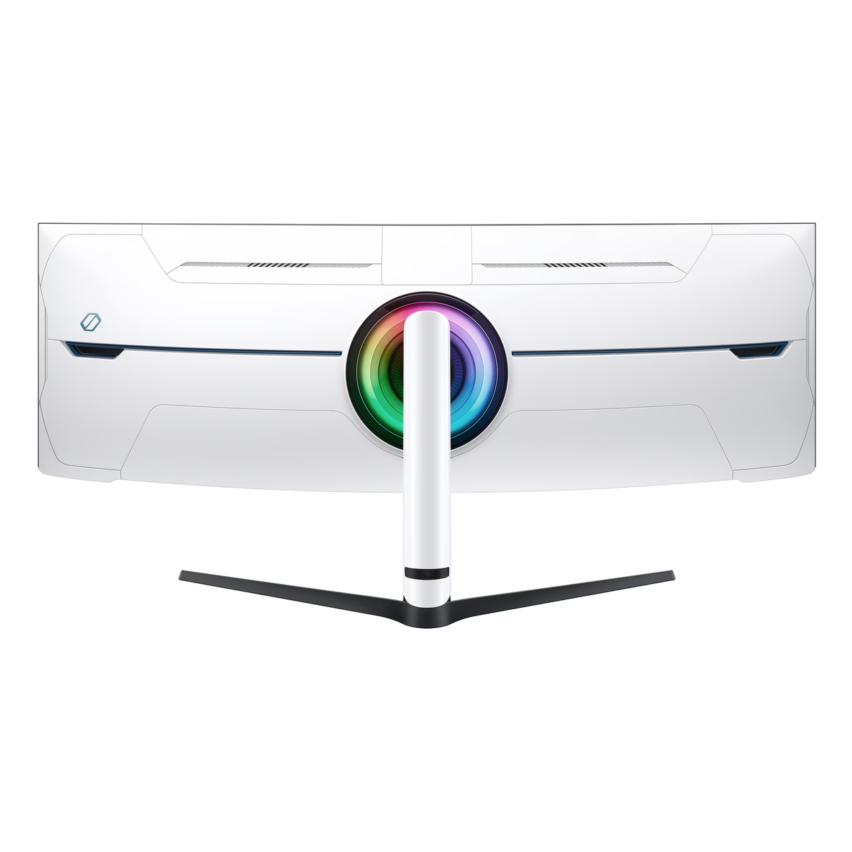 سامسونج شاشة ألعاب منحنية أوديسي نيو G9 مقاس 57 بوصة 8K دوال يو إتش دي بلوحة VA، بتردد 240 هرتز، وزمن استجابة 1 مللي ثانية، وتقنية HDMI 2.1، وتقنية فري سينك بريميوم برو