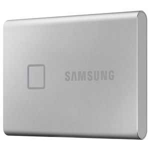 Samsung T7 Touch 1TB USB 3.2 Portable SSD with Fingerprint Scanner - Silver