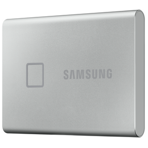 Samsung T7 Touch 2TB USB 3.2 Portable SSD with Fingerprint Scanner - Silver
