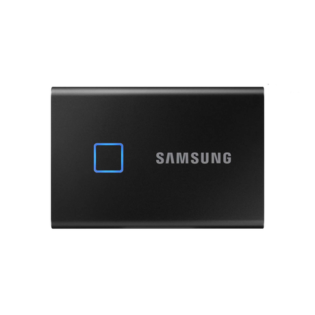 Samsung T7 Touch 2TB USB 3.2 Portable SSD with Fingerprint Scanner - Black