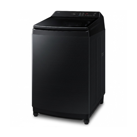 سامسونج غسالة ملابس تحميل علوي - سعة 18 كجم – WA80F18B9BGK - أسود