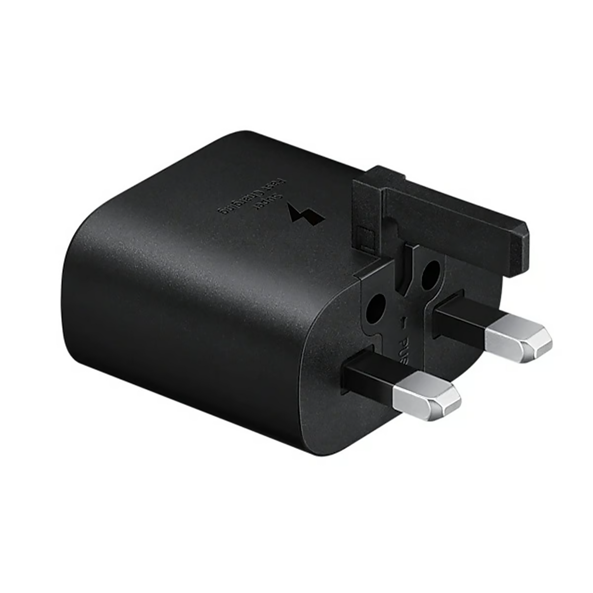 Samsung 25W Travel Adapter with USB-C to USB-C Cable- Black - Zayoom