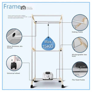سايونا بي بي إس بقوة 1000واط مجفف الملابس الكهربائي المحمول 