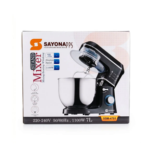 Sayona pps 7-Liter 1100W Electric Stand Mixer – Stepless Speed Control - SSM-4701