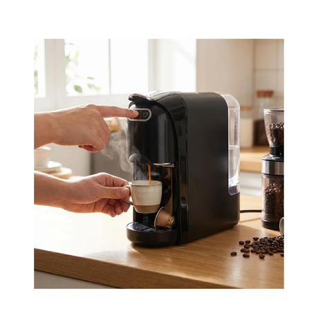 Sayona pps 4-in-1 Multi - Capsule Coffee Machine – 1400W Power for Professional Coffee Preparation - SEM-4717