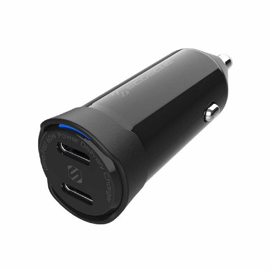 Scosche Powervolt 60W Certified Dual USB Charger Power -  Black