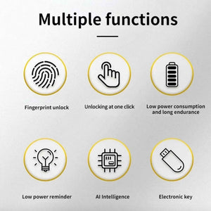 إن اتش إى قفل ذكي ببصمة الإصبع
