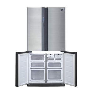 Sharp French Door 724L 25.5CFT Refrigerator - Silver - Zayoom