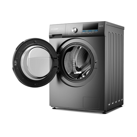 Sharp Front Load Washer 7kg 1200 RPM - Silver - ES-FEI712DLZ-S