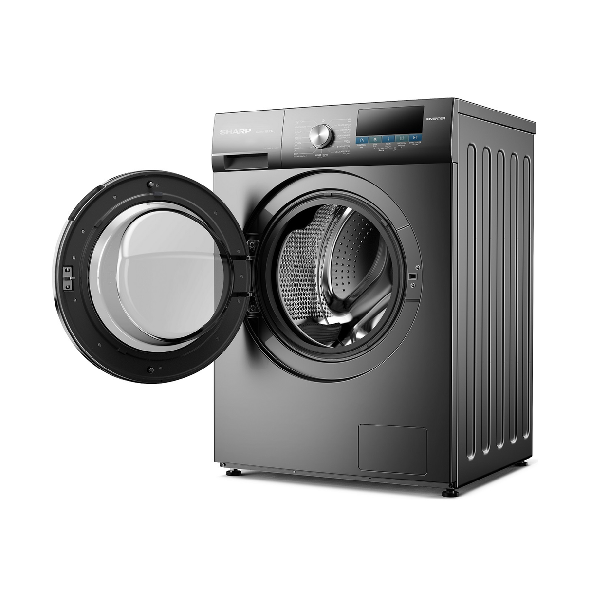 Sharp Front Load Washer 8kg 1200 RPM - Silver