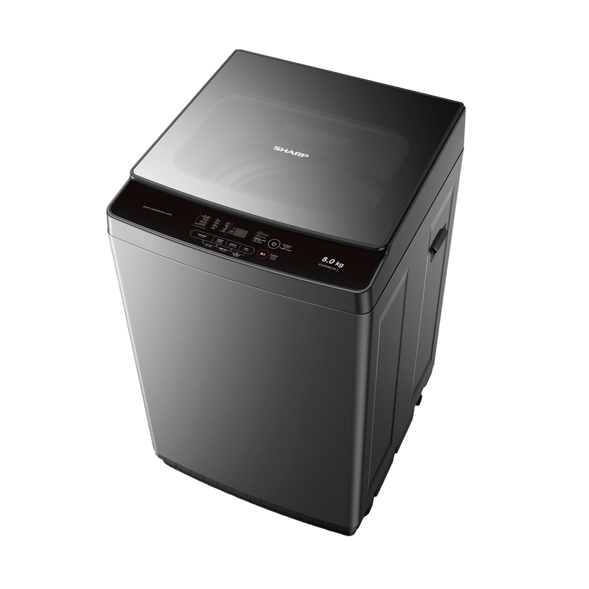 Sharp Top Load Washer 8kg 700RPM - Dark Silver