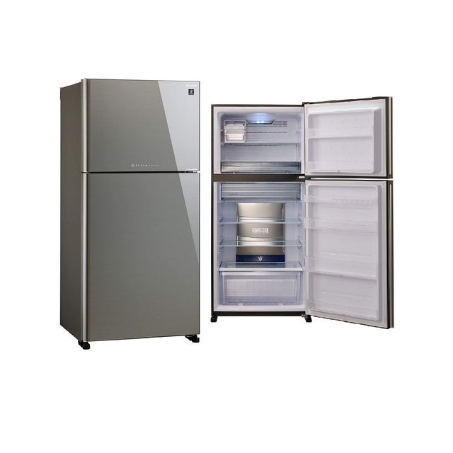Sharp Top Mount 820L 28.9CFT Refrigerator - Silver - Zayoom