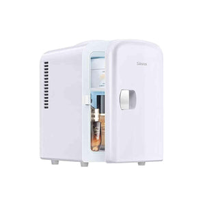 Silonn Cooler and Warmer Compact Mini Fridge 4L - White - Zayoom
