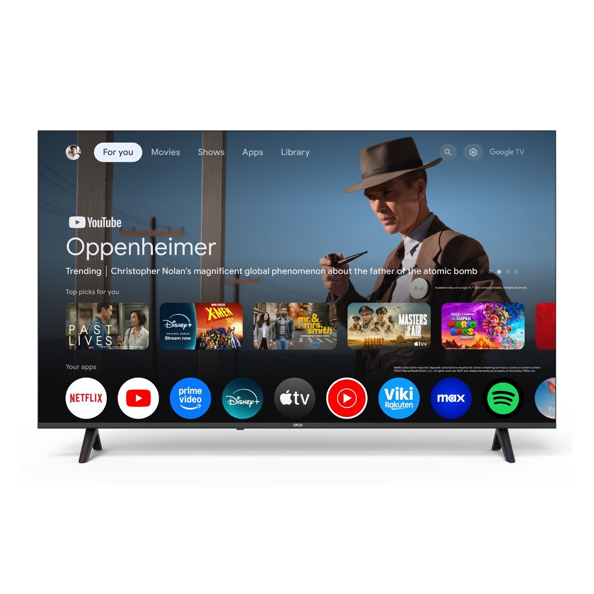 Orca 55 Inch UHD-4K Android Smart TV