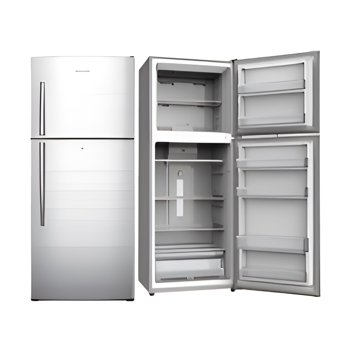 Skyworth Top Mount Freezer Refrigerator 412 Liters - Silver