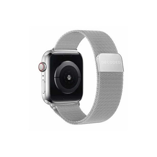 Decoded Apple watch 45mm Milan Traction Strap - Titaniun