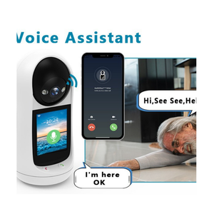 Smart High-Resolution Wifi Camera With 3MP - Night Vision - Motion Detection - and Two-Way Audio
