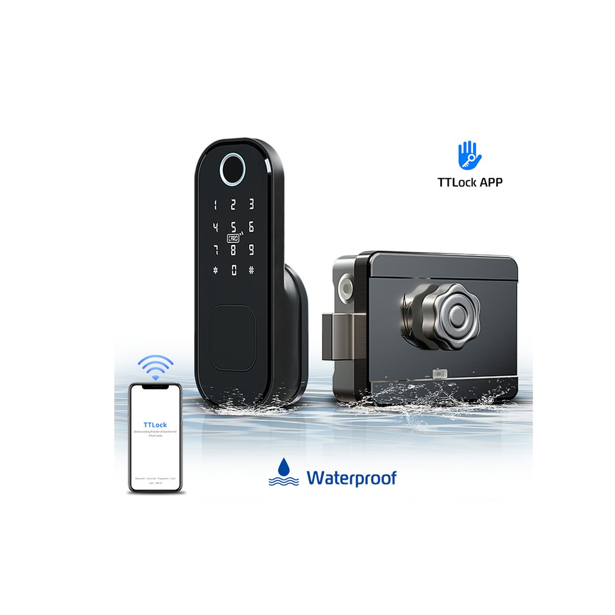 قفل خارجي سمارت للبوابات المعدنية VD08