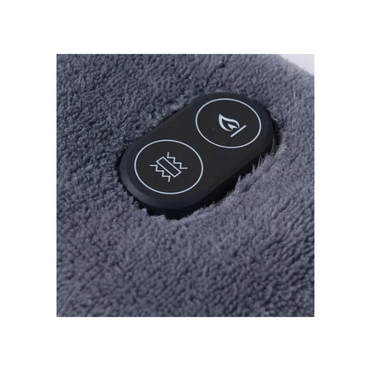 Smart USB Powered Heated Massage Scarf With Adjustable Vibration Modes and Mink Velvet Fabric, 80 x 10 cm - Blue