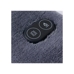 Smart USB Powered Heated Massage Scarf With Adjustable Vibration Modes and Mink Velvet Fabric, 80 x 10 cm - Blue