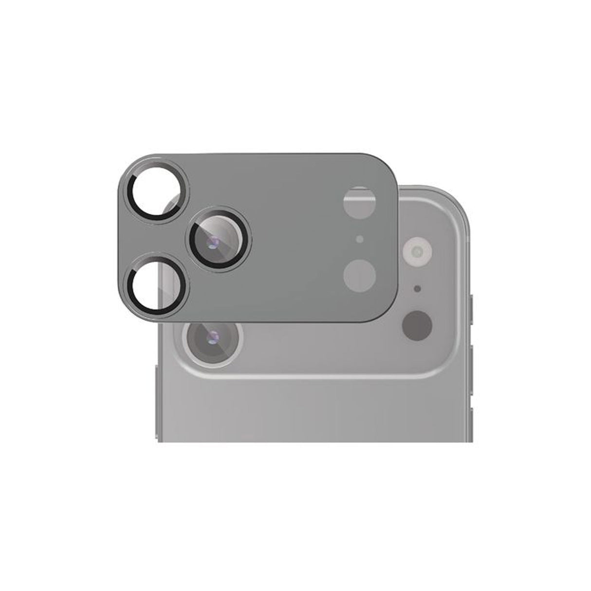 سمارتكس ألتراجارد ألومنيوم حماية عدسة كاميرا لآيفون 17 برو ماكس - رمادي 