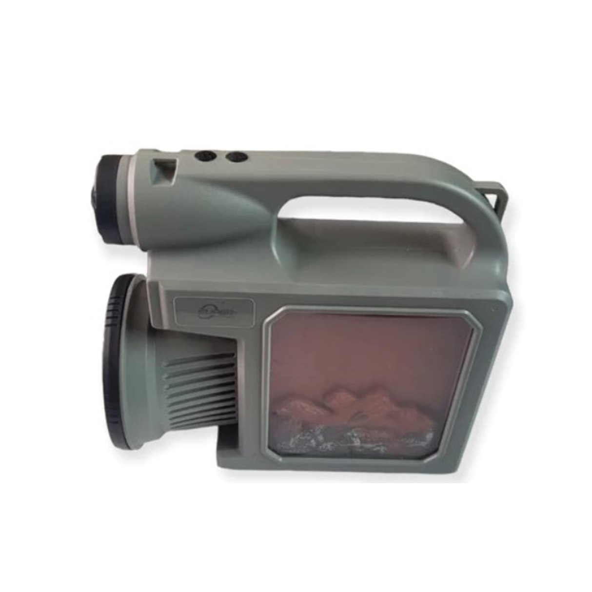 كشاف يدوي شمسي بمظهر لهب – مصباح ليد خارجي قابل للشحن مع وظيفة باور بانك وتأثير لهب زخرفي