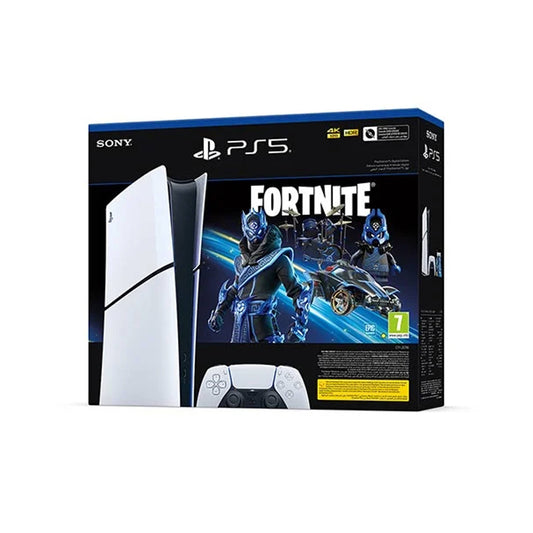 Sony PlayStation 5 Slim - PS5 - Fortnite Cobalt Star Voucher Bundles Digital Console - White