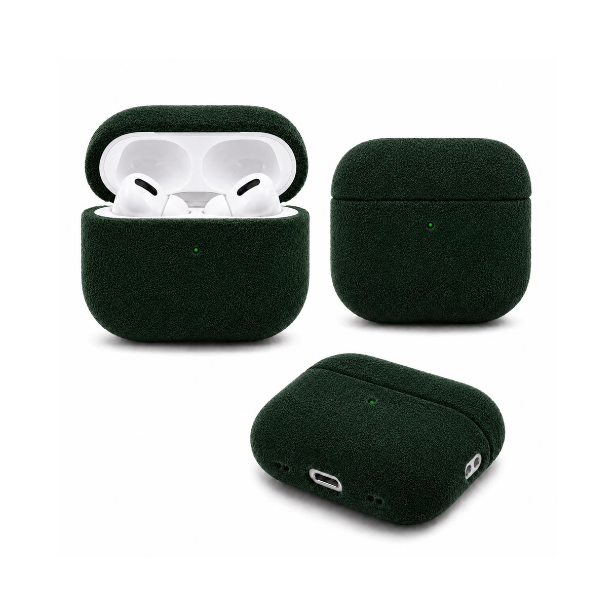 Spectre AirPod Pro - Alcantara Case - Dark Green