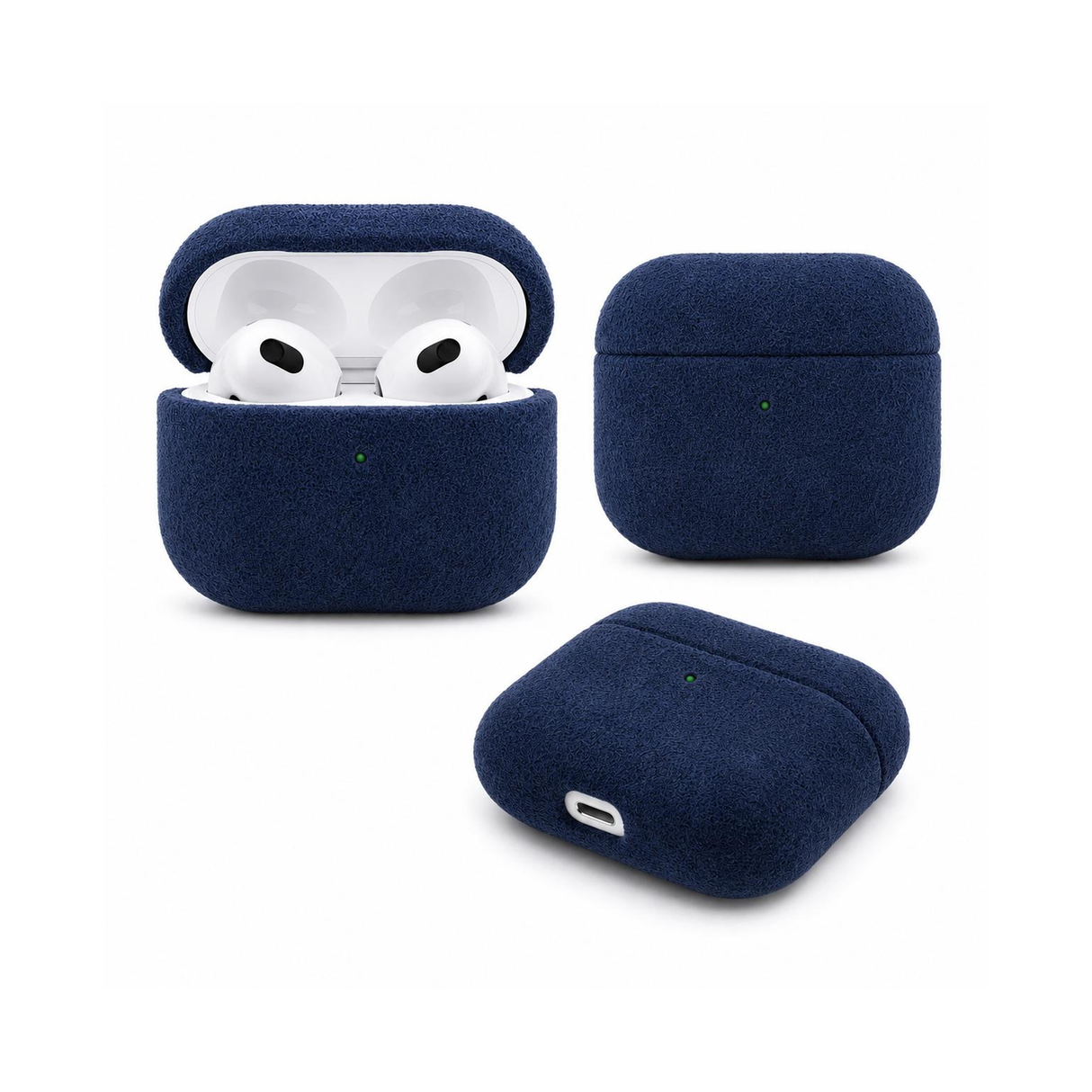 Spectre AirPod 3 - Alcantara Case - Sea Blue