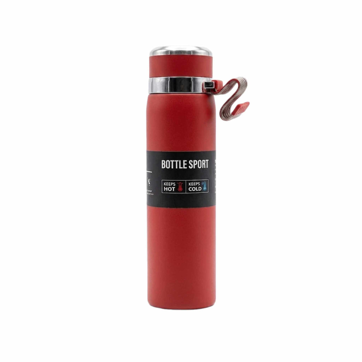Stainless Steel Portable Thermos Flask Travel 1 Ltr - Red