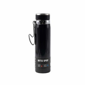Stainless Steel Portable Thermos Flask Travel 1 Ltr - Black