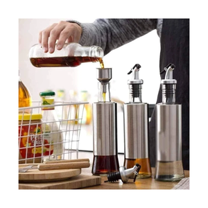 Oil and Vinegar Dispenser for Kitchen-3 Pcs