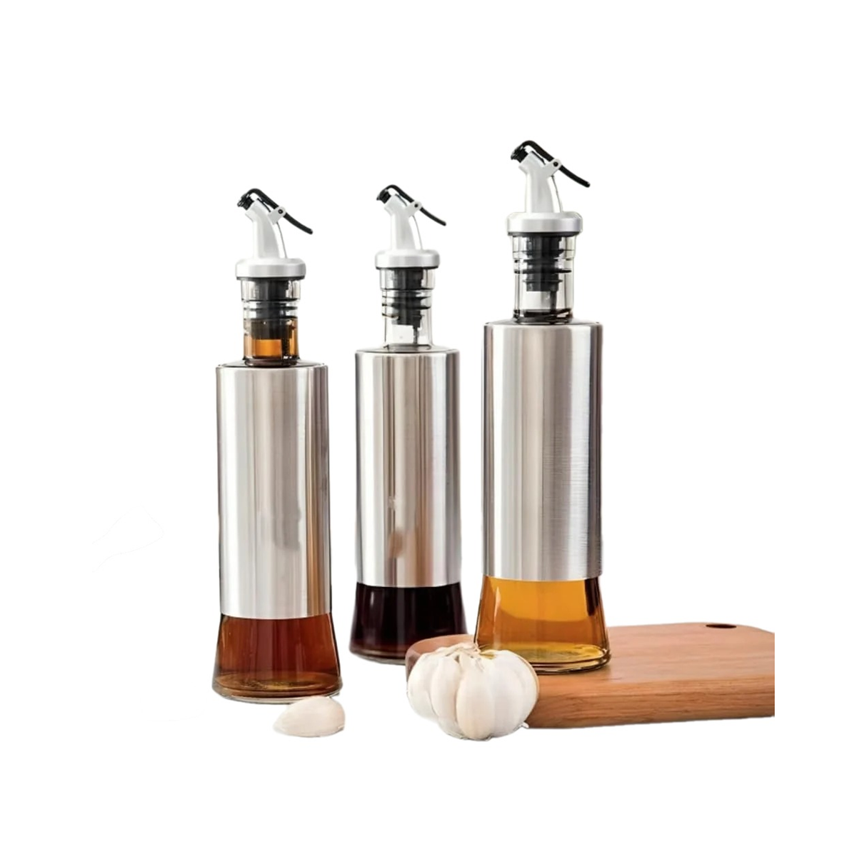Oil and Vinegar Dispenser for Kitchen-3 Pcs