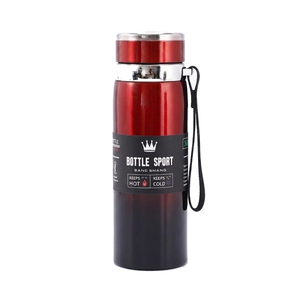 Stainless Steel Portable Thermos Flask Travel 1 Ltr - Red